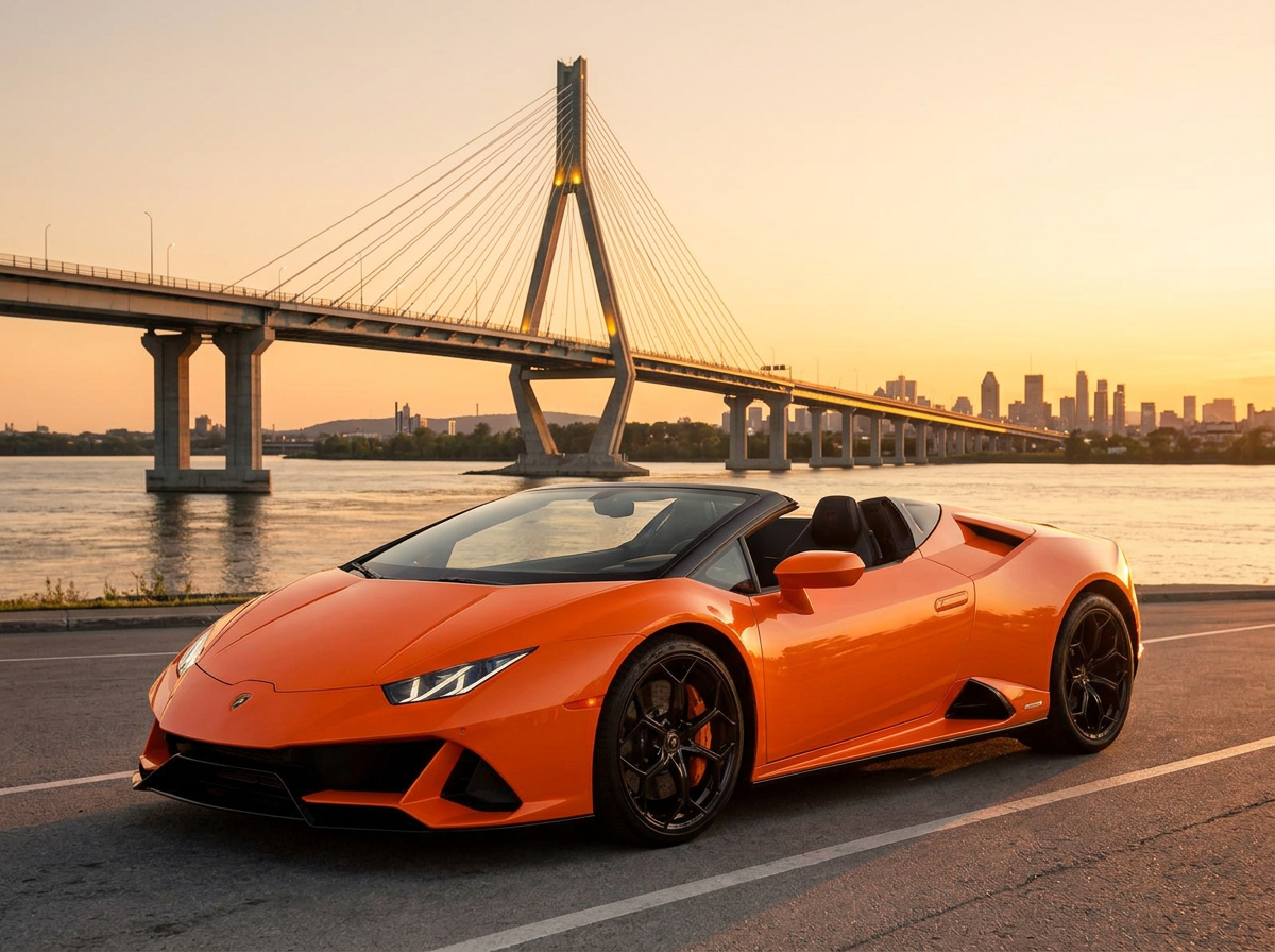 Lamborghini Huracán Spyder à Montréal