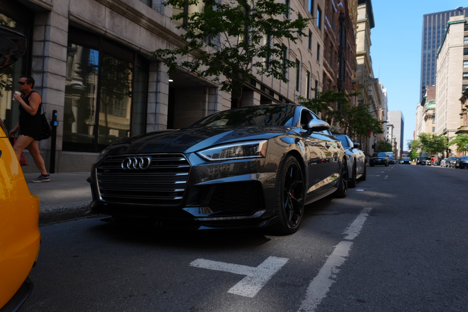 Audi S5 Sportback en pleine rue