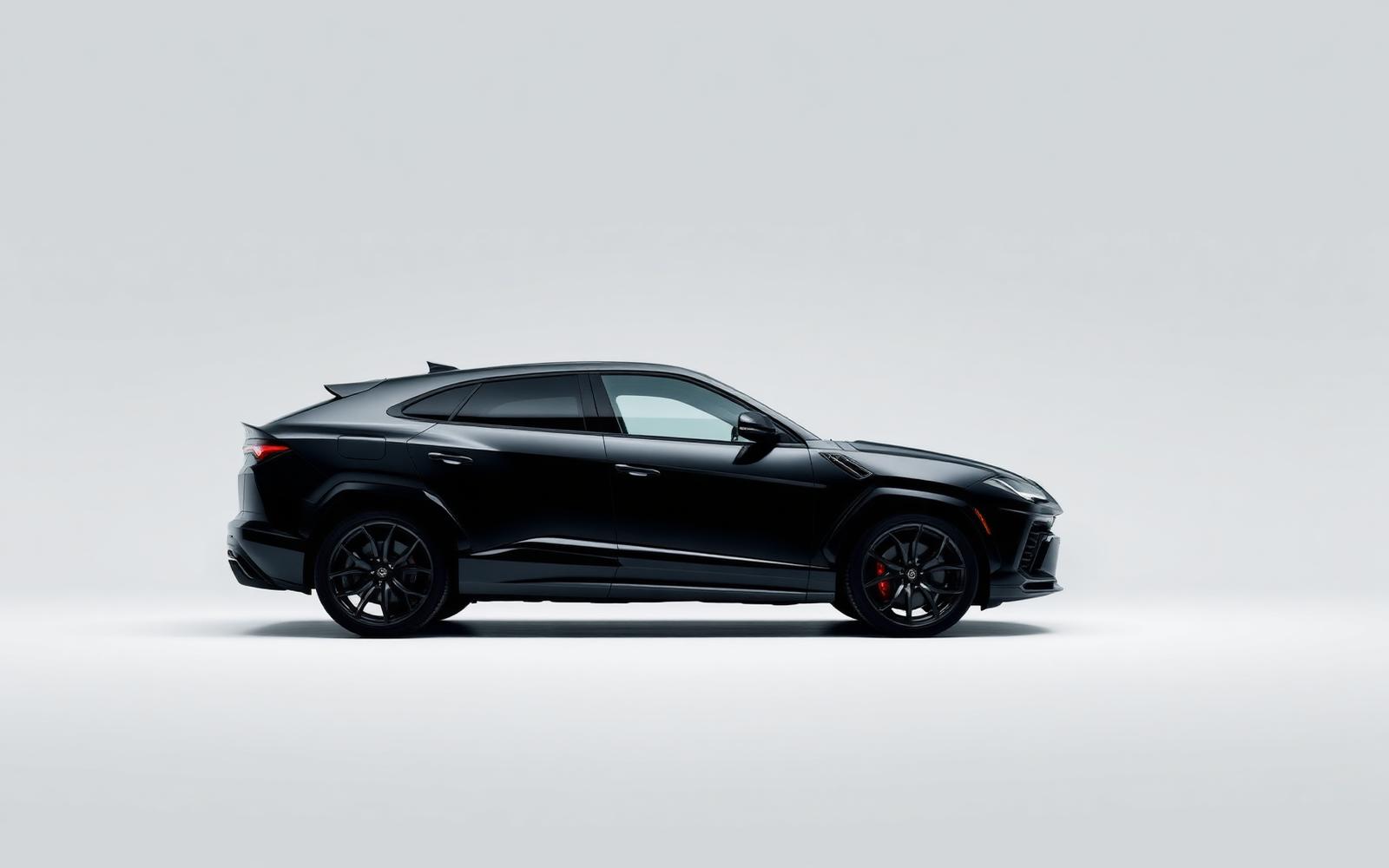 Lamborghini Urus en pleine route