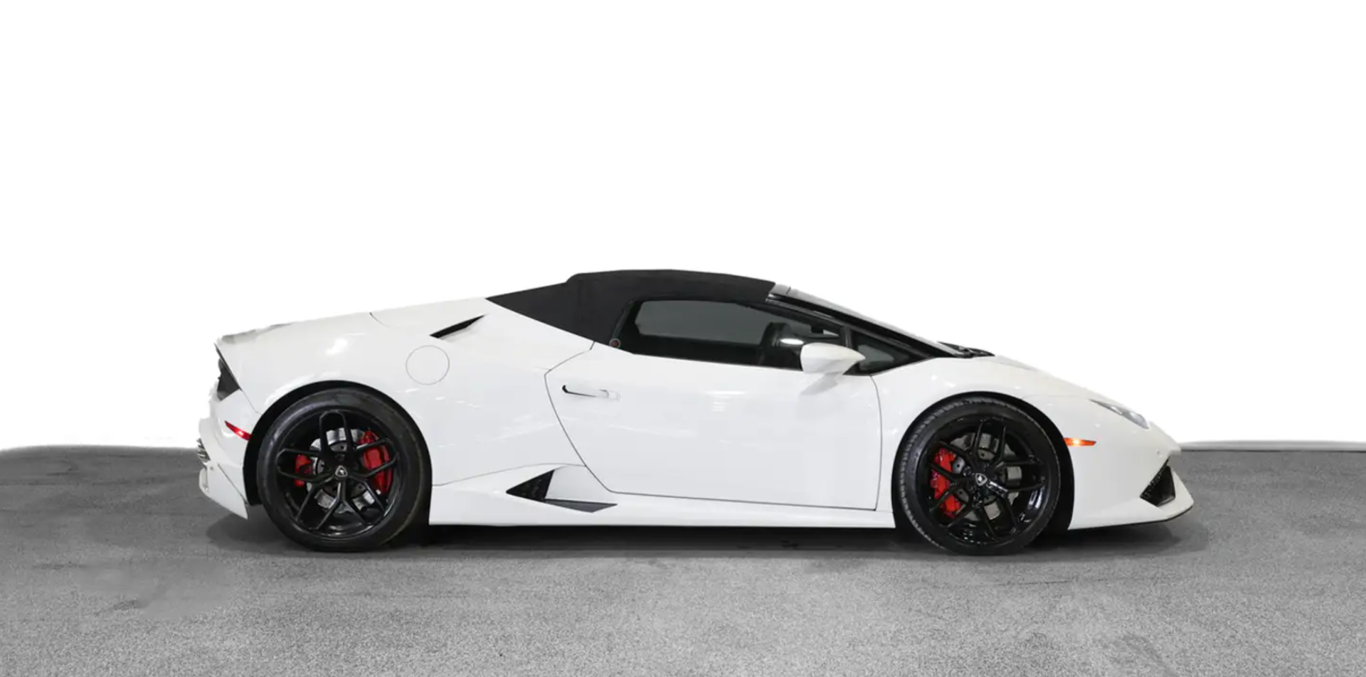 Lamborghini Huracán Spider — Profil — toit fermé